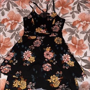 Flower print dress